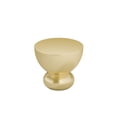 thumbnail image 1 of Richelieu 798626165 1" Mushroom Cabinet Knob - Gold, 1 of 7