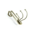 thumbnail image 1 of Richelieu 79921 Over The Door Adjustable Triple Robe Hook - Nickel, 1 of 4