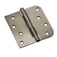 thumbnail image 1 of Richelieu 81822-B 4" X 4" Plain Bearing Square And 5/8" Radius Corner Mortise Door Hinge -, 1 of 1