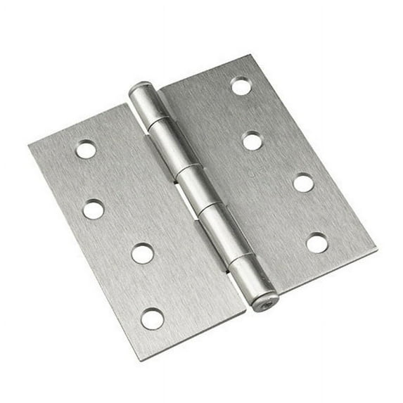 Richelieu 822-B 4" X 4" Plain Bearing Square Corner Mortise Door Hinge - Nickel
