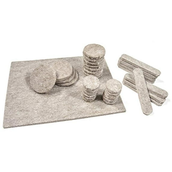 Richelieu America 235723 TruGuard Felt Pads, Tan - Pack of 33