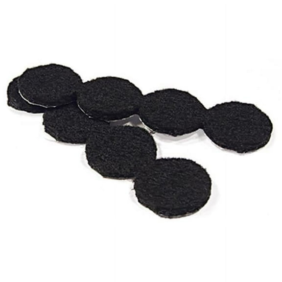 Richelieu America 235976 1 in. TruGuard Round Heavy Duty Self-Adhesive Felt Pads, Black - Pack of 48