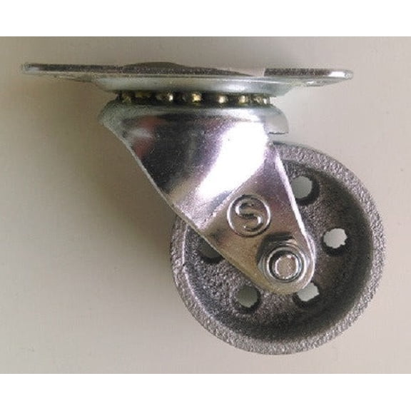Richelieu America F25028 2" Inch Steel Wheel Swivel Plate Casters - Quantity of 8