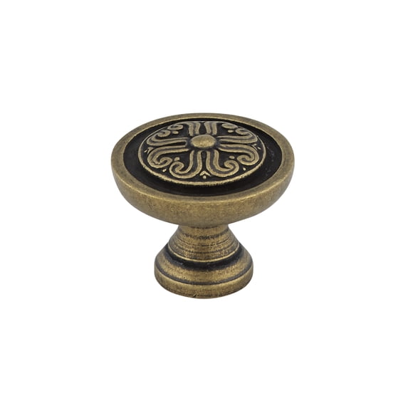 Richelieu Bp04425 1" Mushroom Cabinet Knob - Antique English
