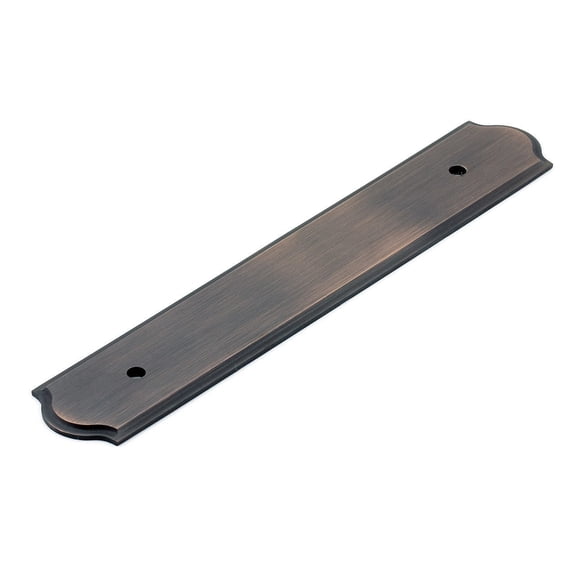 Richelieu Hardware BP1040128BORB Tremblant Collection 5-1/16 in (128 mm) Center, Transitional Backplate, Oil-Rubbed Bronze