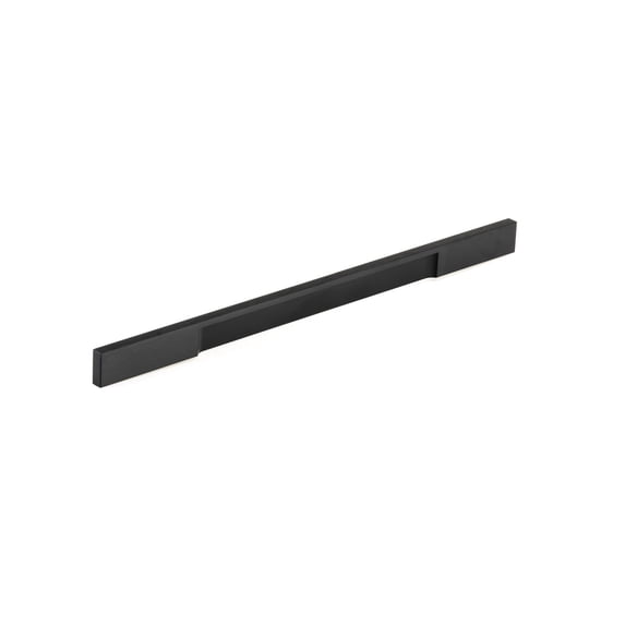 Richelieu BP13101320990 12-5/8" Center To Center Rectangular Cabinet Pull - Black