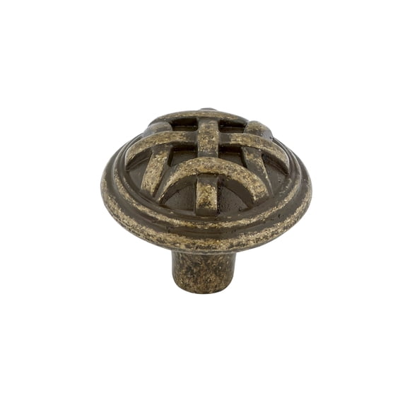 Richelieu BP2391632BB 1-1/4" Mushroom Cabinet Knob - Brass