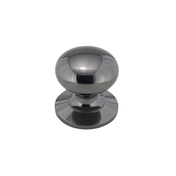 Richelieu Bp39313 1-1/4" Mushroom Cabinet Knob - Black