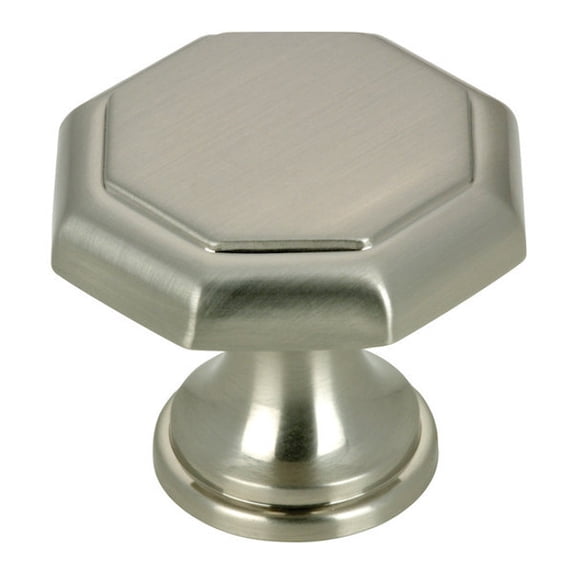 Richelieu BP44630195 Expression 1-3/16" Geometric Cabinet Knob - Nickel