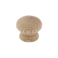 thumbnail image 1 of Richelieu Bp7035 1-3/8" Mushroom Cabinet Knob - Wood, 1 of 4