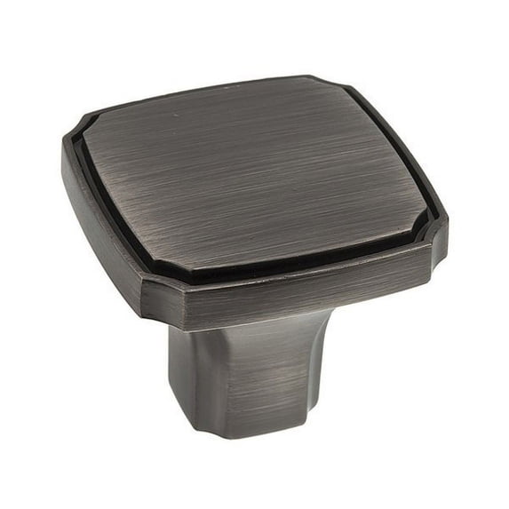 Richelieu BP77035143 Expression 1-3/8" Square Cabinet Knob - Nickel