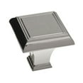 thumbnail image 1 of Richelieu Bp77535 Expression 1-3/8" Square Cabinet Knob - Nickel, 1 of 1