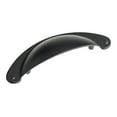 thumbnail image 1 of Richelieu Bp82333 3" Center To Center Cup Cabinet Pull - Black, 1 of 7