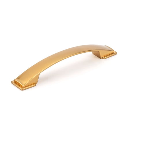 Richelieu BP83235128158 5-1/16" Center To Center Arch Cabinet Pull - Aurum Brushed Gold