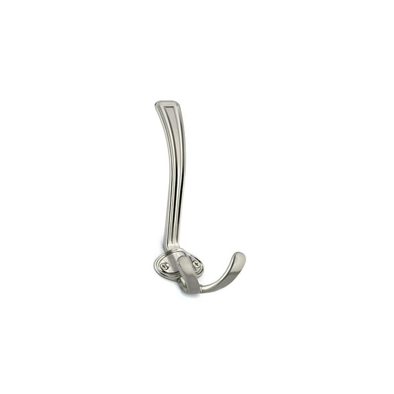 Richelieu Bp84032195 6-1/2" Triple Metal Coat Hook - Nickel