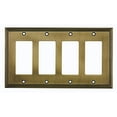 thumbnail image 1 of Richelieu Bp851111 Quadruple Contemporary Rocker Switch Plate From The Decora Collection -, 1 of 1