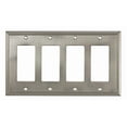 thumbnail image 1 of richelieu bp851111 quadruple contemporary rocker switch plate from the decora collection, 1 of 3