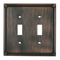 thumbnail image 1 of Richelieu Bp8633 Double Traditional Toggle Switch Plate From The Decora Collection -, 1 of 1