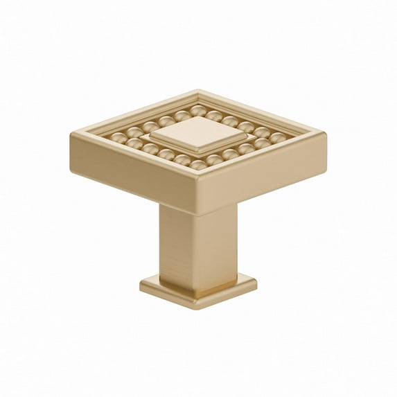 Richelieu Bp87953333 1-5/16" Square Cabinet Knob - Bronze