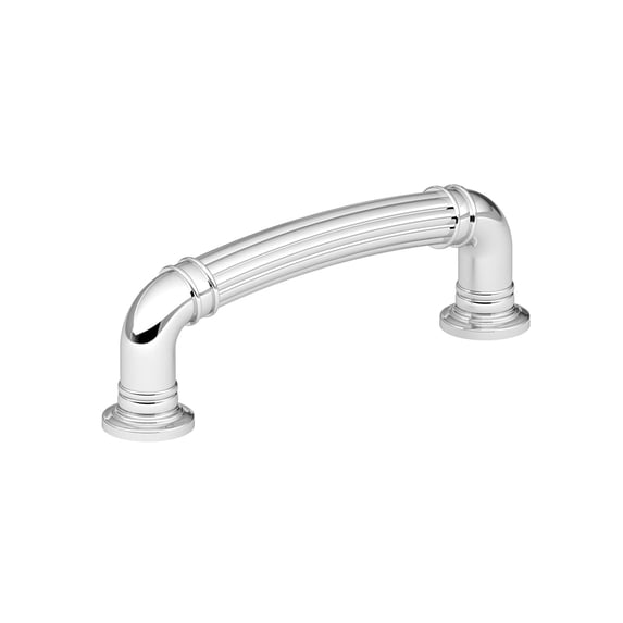 Richelieu BP881896140 3-3/4" Center To Center Handle Cabinet Pull - Chrome
