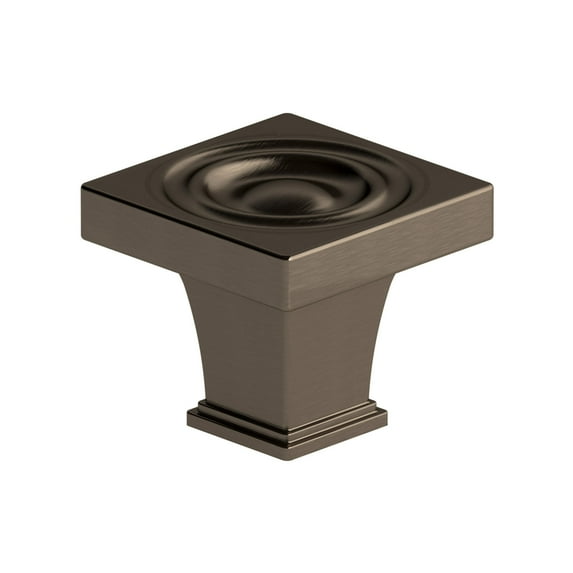 Richelieu Bp88223030 1-3/16" Square Cabinet Knob - Bronze