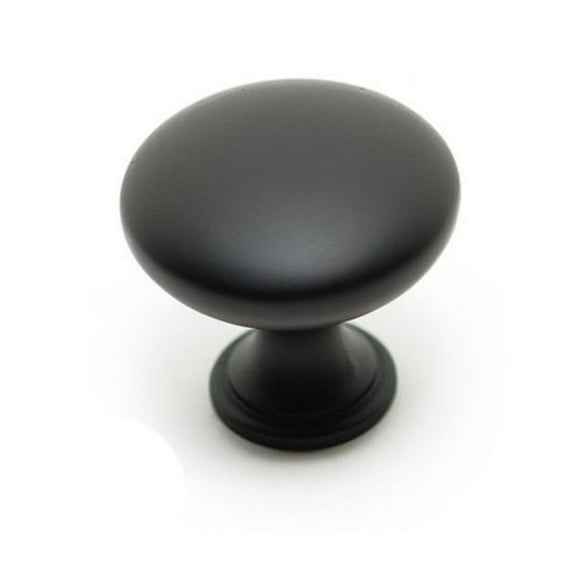 Richelieu Bp9041 1-3/16" Mushroom Cabinet Knob - Black