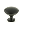 thumbnail image 1 of Richelieu Bp904140 1-9/16" Mushroom Cabinet Knob - Black, 1 of 7