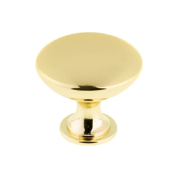 Richelieu BP904140160 1-9/16" Mushroom Cabinet Knob - Gold