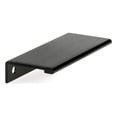 thumbnail image 1 of richelieu hardware - bp989880990 - contemporary aluminum edge pull - 9898 - 80 mm - brushed black finish, 1 of 2