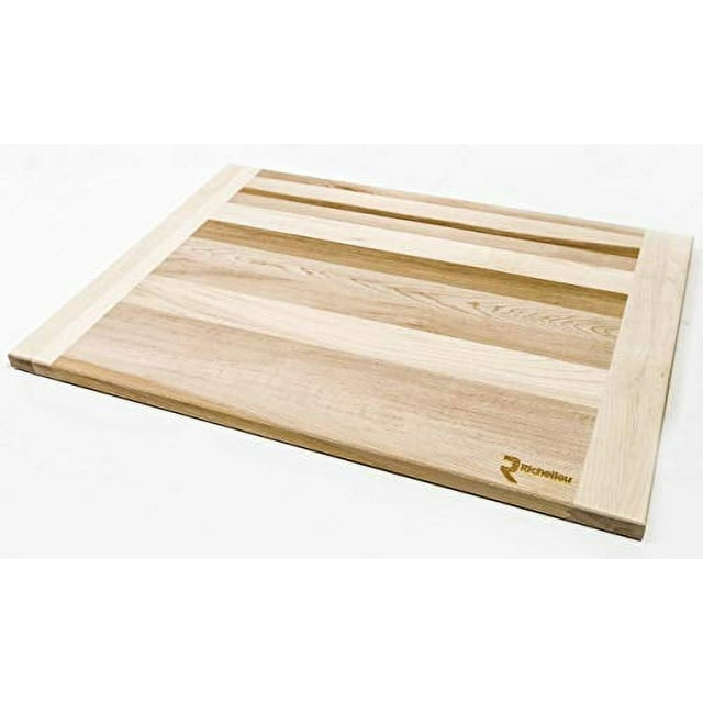 Richelieu Extra Large 22" x 16" x 3/4" Canadian Maple Rectangular Pastry Cutting Board, Ideal