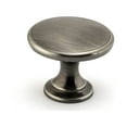 thumbnail image 1 of Richelieu Hardware BP881242 Marseille Collection 1 3/4-inch (45 mm) Brushed Pewter Transitional Cabinet and Drawer Knob for Kitchen, Bathroom, and Furniture, 1 of 3