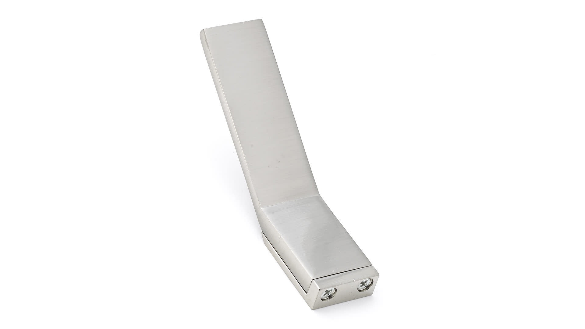 Brushed Nickel Contemporary Wall Mount Metal Hook