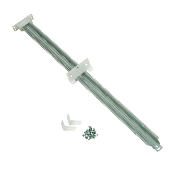 Richelieu T6722122234 22-3/4" Extension Euro Center Mount Drawer Slide - White