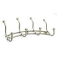 thumbnail image 1 of Richelieu T99321184 12-9/16" Wide 4 Hook Metal Coat Rack - Nickel, 1 of 4