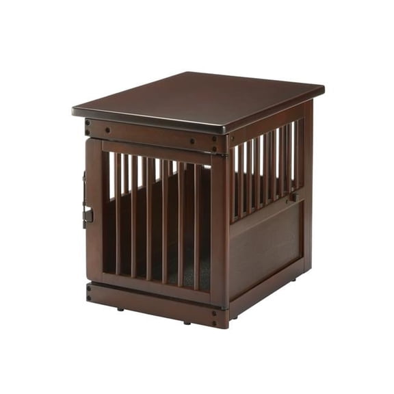 Richell 30" Wooden Pet Kennel & Crate for Dogs & Cats with Removable Tray