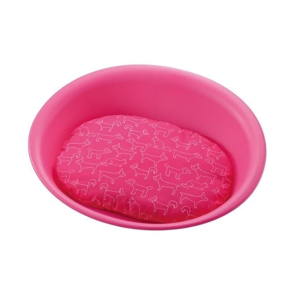 Richell 70008 Oval Pet Bed Medium - Pink
