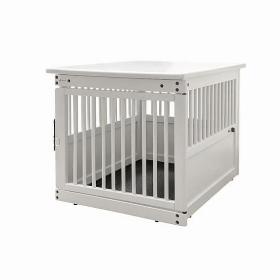Richell 80013 Richell Wooden End Table Crate Medium - White