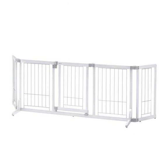 Richell 94949 Richell Wide Premium Plus Pet Gate Mini in White