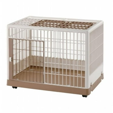 Richell Locking System 30" Plastic Pet Kennel & Crate for Dogs