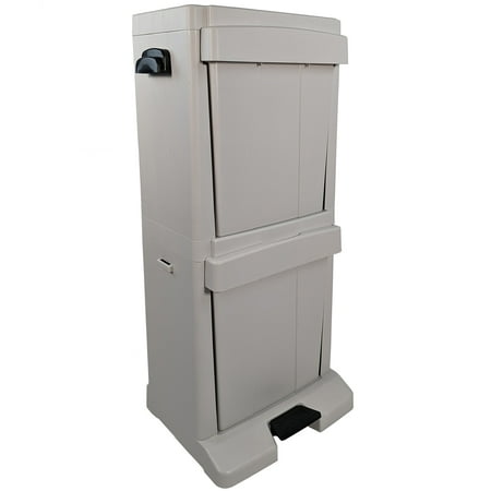 Richell USA 41008 Pet Stuff Tower - Cool Gray - Black