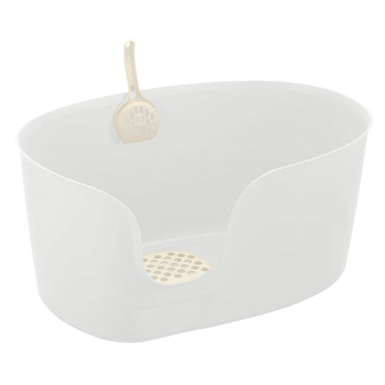 Richell Richell PAW TRAX High Wall Cat Litter Box XL in White