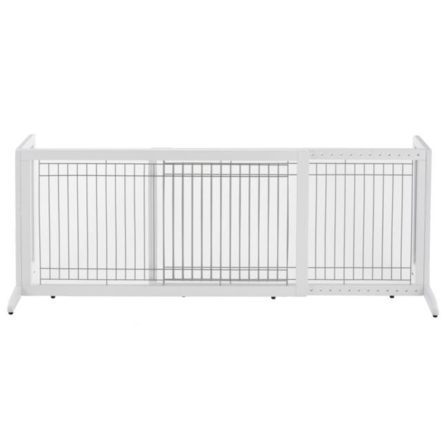Richell USA 94157 Freestanding Pet Gate Large Origami White