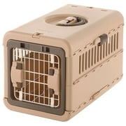 Richelle Foldable Travel Pet Carrier Extra Small in Brown, Stores Easily, for Dogs & Cats