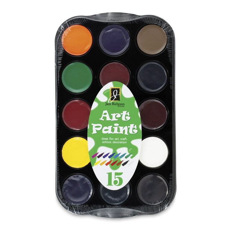 Richeson Art Paint Sets - Set of 15, Assorted Colors, .4 oz