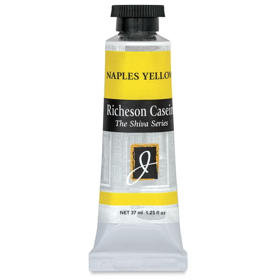Richeson Casein Paint the Shiva Series - Naples Yellow Hue, 37 ml tube