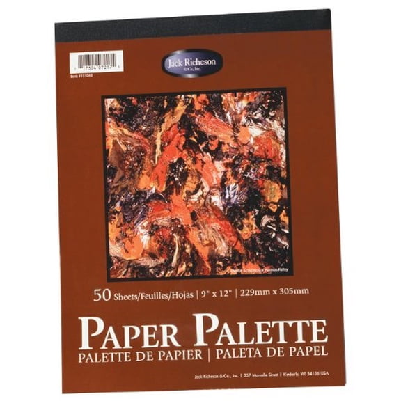 Richeson Disposable Palette Paper Pad - 12" x 18", 50 Sheets