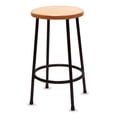 thumbnail image 1 of Richeson Lyptus and Steel Stool - 24"H, Round, 1 of 2