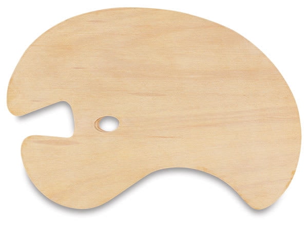 Richeson Palette - 18" x 26 1/2", Wooden Palette, Right Hand