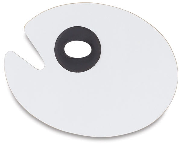 Richeson Palette - 9" x 12", White Melamine, Oval