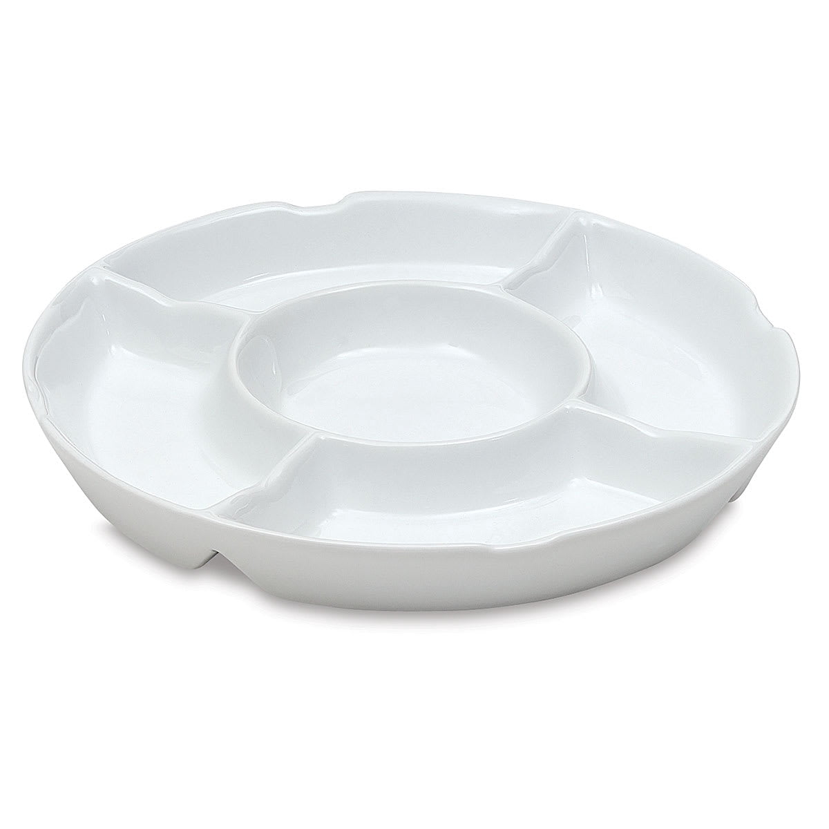 Richeson Round Palette - 1-1/4" x 7-1/4", With 5 Wells